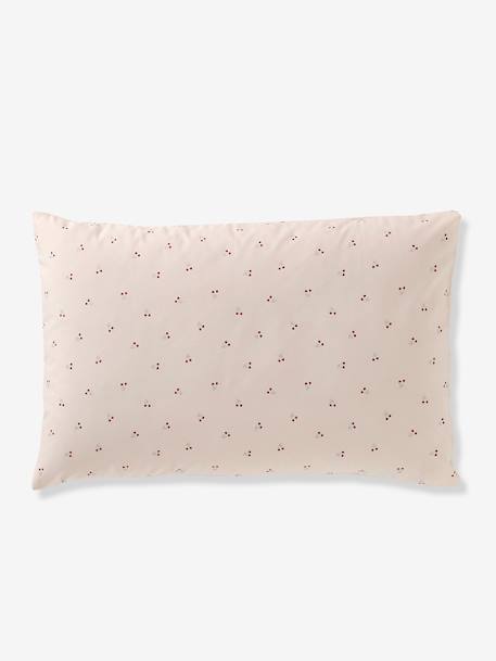 Conjunto funda nórdica + funda de almohada bebé CHERRY beige estampado 