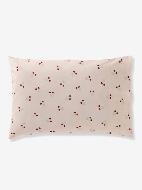 Conjunto funda nórdica + funda de almohada bebé CHERRY beige estampado 