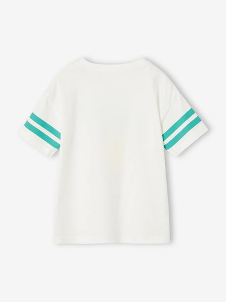 Camiseta deportiva con motivo de tenis para niño blanco 