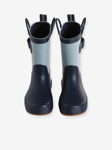 Botas de lluvia para niños colección especial guardería lote azul 