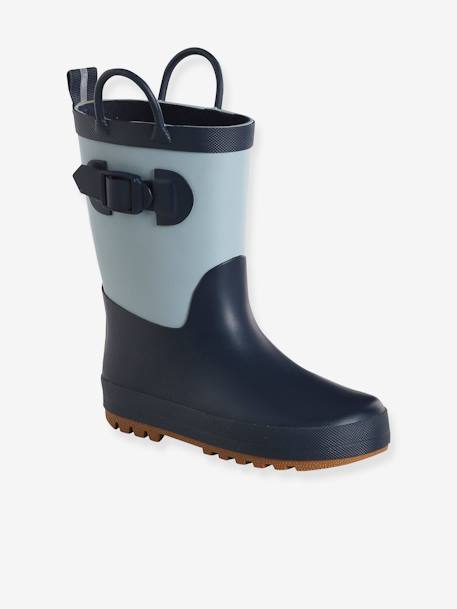 Botas de lluvia para niños colección especial guardería lote azul 