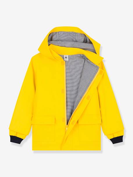 Chubasquero icónico infantil Petit Bateau amarillo 