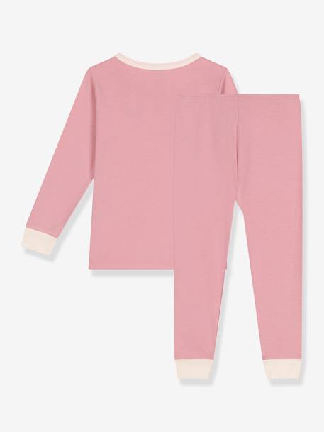 Pijama infantil de algodón PETIT BATEAU rosa 