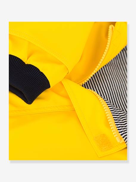 Chubasquero icónico infantil Petit Bateau amarillo 