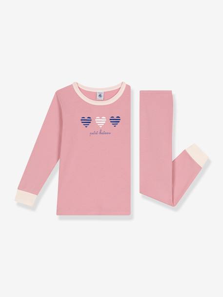 Pijama infantil de algodón PETIT BATEAU rosa 