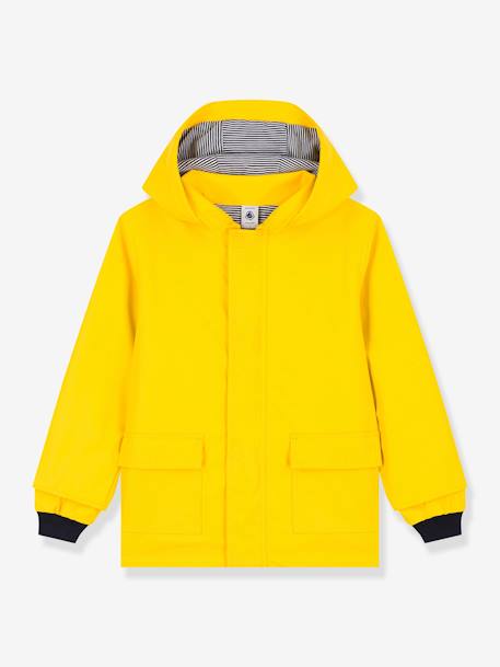 Chubasquero icónico infantil Petit Bateau amarillo 