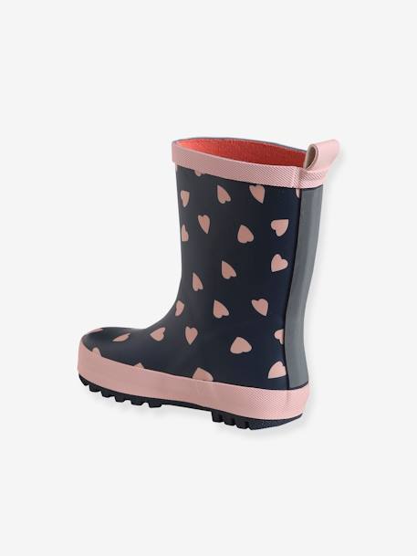 Botas de lluvia para niños colección especial guardería azul estampado 