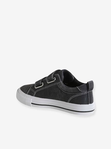 Zapatillas infantiles con cierre autoadherente, especial autonomía azul marino+gris 