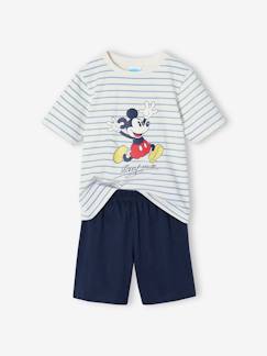 Niño-Pijamas -Pijama con short Disney® Mickey a rayas