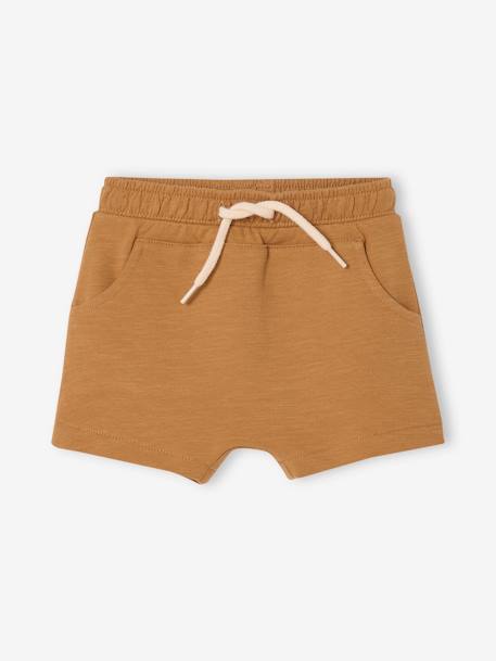 Bermudas para bebé niño de felpa. azul+Azul oscuro a rayas+Azul oscuro liso+caramelo+MARRON MEDIO LISO+verde agua 