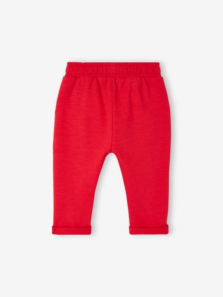 Pantalón de felpa para bebé niño Azul oscuro liso+azul pizarra+caramelo+GRIS MEDIO JASPEADO+rojo+VERDE MEDIO LISO 