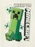 Camiseta Minecraft® Creeper crudo 