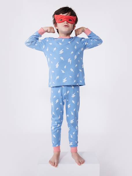 Pijama disfraz superhéroe / superheroína unisex PETIT BATEAU azul 