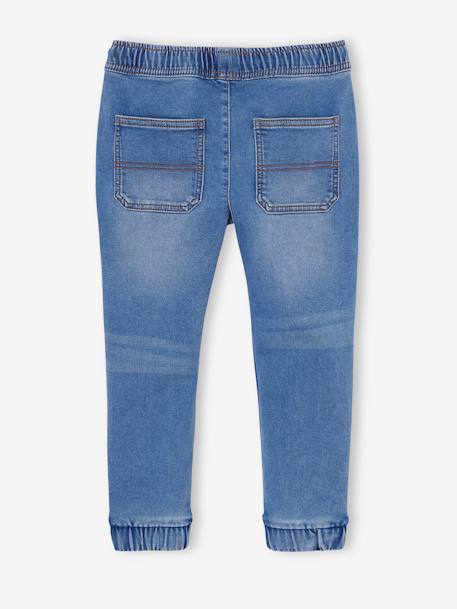 Pantalón de felpa efecto denim, fácil de vestir, para niño AZUL OSCURO LAVADO+denim gris+doble stone 