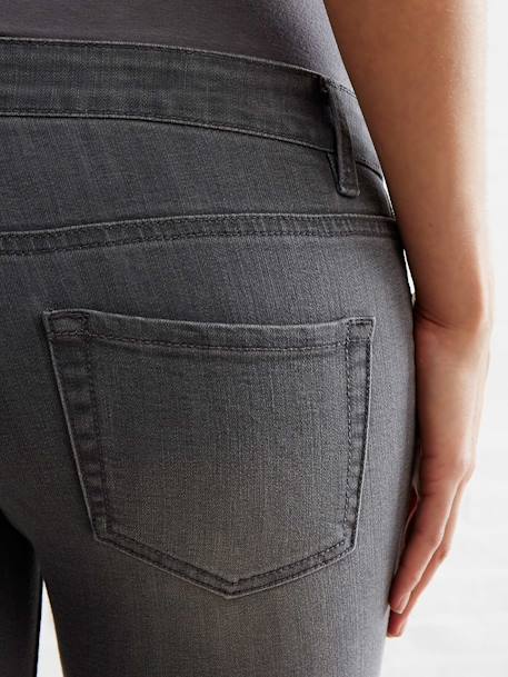 Vaqueros slim stretch para embarazo con entrepierna 78 cm Denim gris 