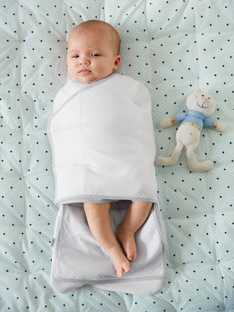 Swaddle VERTBAUDET BLANCO MEDIO ESTAMPADO 