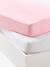 Pack de 2 sábanas bajeras de punto elástico bebé AMARILLO OSCURO LISO+blanco+Gris+Rosa palido+Verde medio liso 