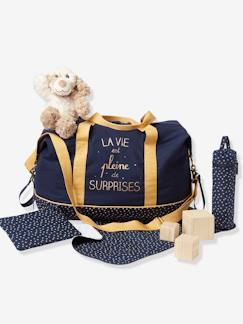 Bolso mamá-Bolso cambiador fin de semana «La vie est pleine de surprises»