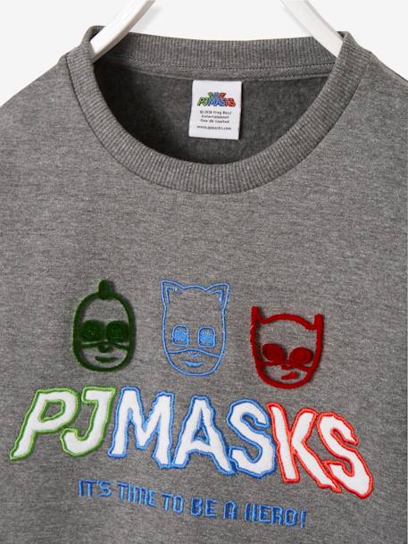 Sudadera niño estampada PJ Masks® Gris medio jaspeado 