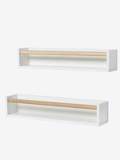 Habitación y Organización-Almacenaje-Estanterías de pared-Pack de 2 estantes