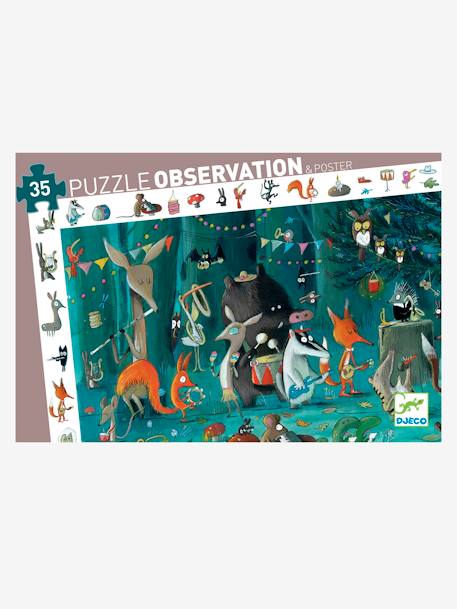 Puzzle observación La orquesta 35 piezas DJECO multicolor 