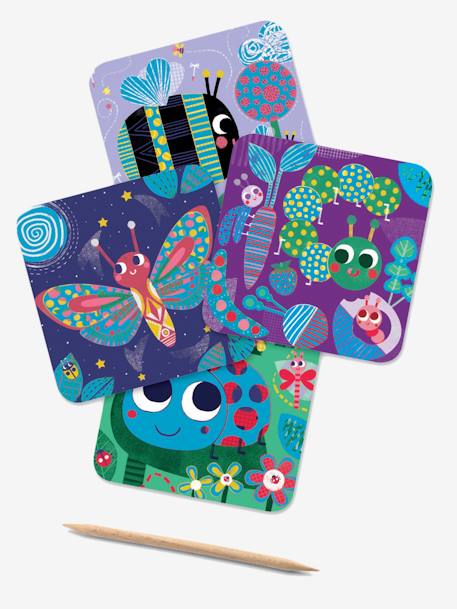 Tarjetas para raspar «Pequeños animalitos» DJECO multicolor 