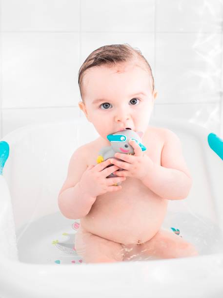 Termómetro de baño y de ambiente BADABULLE Mapache GRIS OSCURO LISO CON MOTIVOS 