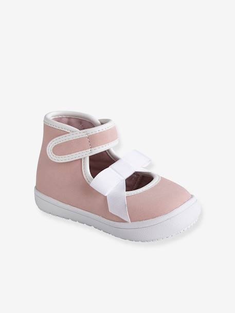 Zapatillas deportivas fantasía bebé niña ROSA CLARO LISO 