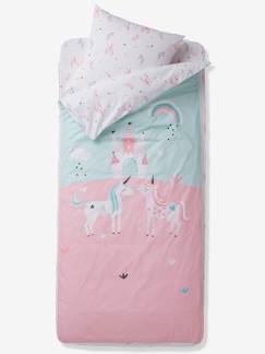 Textil Hogar y Decoración-Ropa de cama niños-Fundas nórdicas-Conjunto caradou "fácil de arropar" sin nórdico UNICORNIOS MÁGICOS