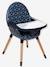 Trona evolutiva con 2 alturas TopSeat AZUL OSCURO ESTAMPADO 