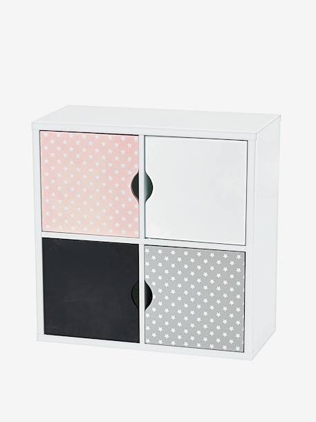 Mueble de almacenaje 4 casilleros Blanco 