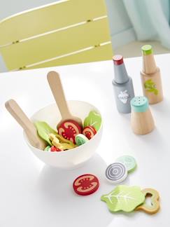 Juguetes-Juegos de imitación-Cocinitas y accesorios de cocinas-Set de ensalada de madera FSC®