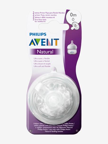 Pack de 2 tetinas Philips AVENT Natural, 5 flujos NO COLOR 