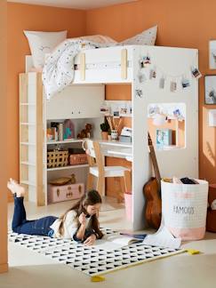 Ideas de Decoración - Su universo de 6 - 10 años-Habitación y Organización-Habitación-Cama-Cama niño-Cama mezzanine combinada LÍNEA EVEREST