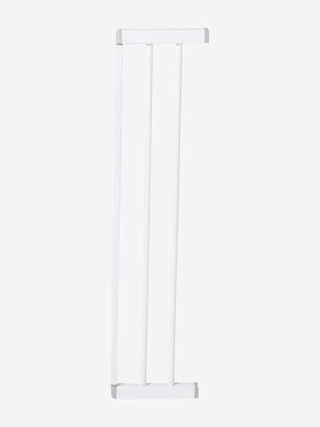 Extensión 17 cm para barrera de seguridad VERTBAUDET de metal BLANCO CLARO LISO 