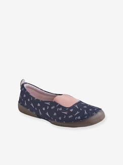 Calzado-Calzado niña (23-38)-Zapatillas y Patucos-Zapatillas de casa de piel estampada con elástico niña