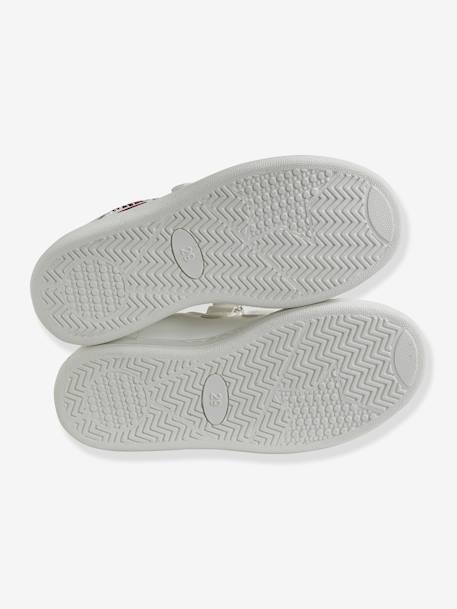 Zapatillas con tiras autoadherentes, para niña BLANCO MEDIO LISO 